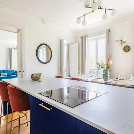 Luxurious - 4br 10p- Ternes Pereire Apartmán Paříž